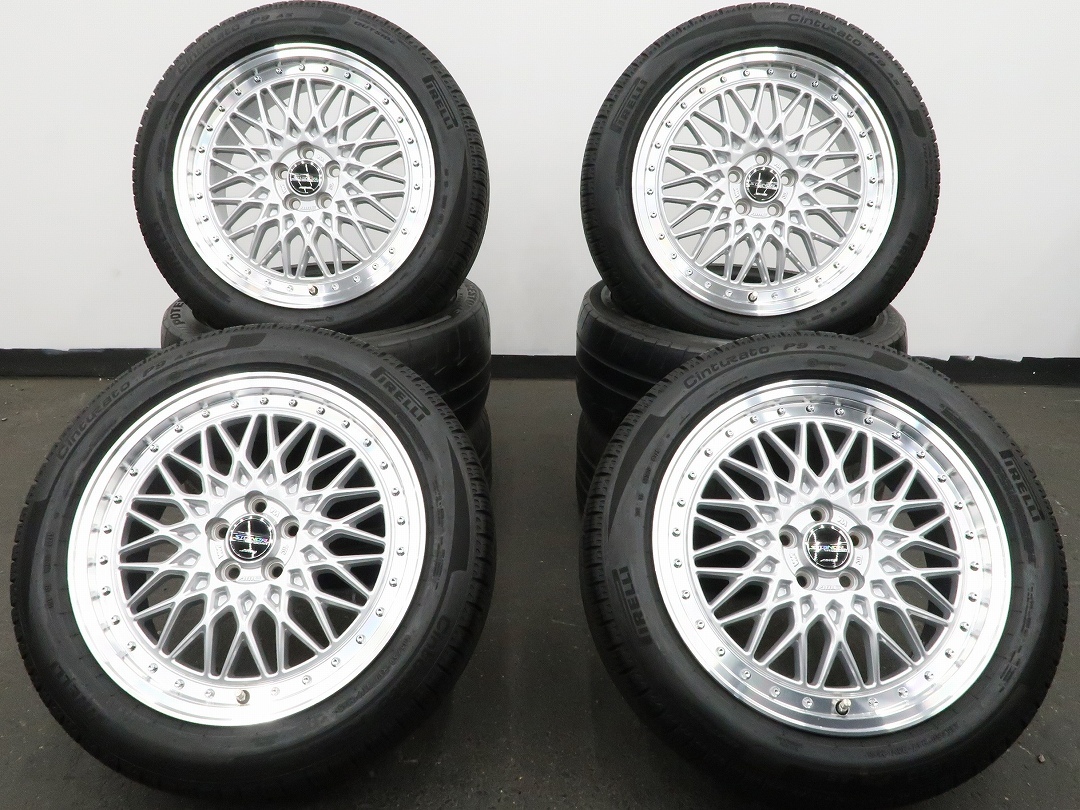 AME STEINER LMX 19インチ×7.5J+48 100 5穴ハブ67 AME STEINER LMX 