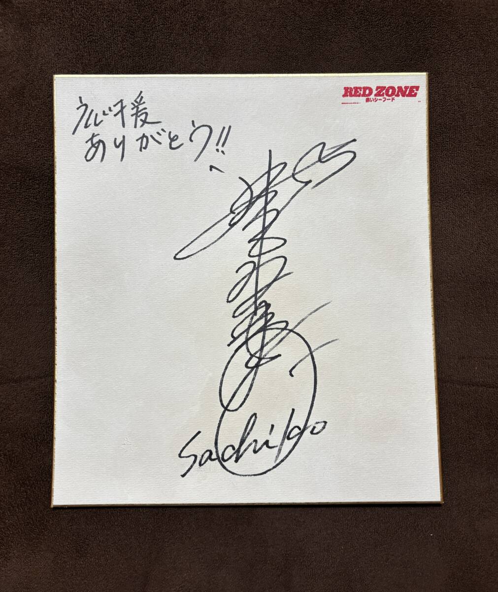 当選品 ZARD 坂井泉水 ( 蒲池幸子 ) 抽プレ 直筆サイン入り 色紙 当選