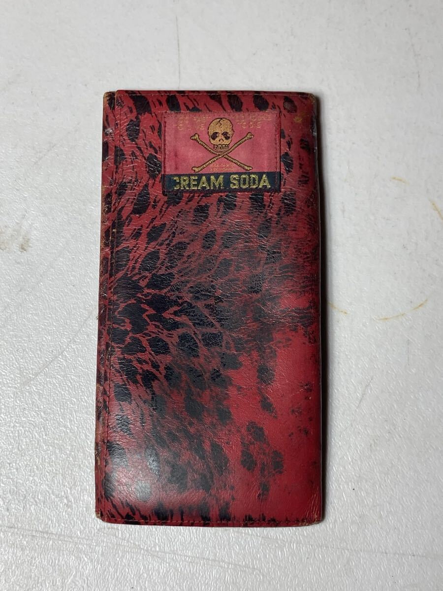 CREAM SODA ヒョウ柄手帳型ケースiPhoneケース 新品】☆ 新品 クリームソーダ CREAM SODA CS 無地手帳型 iPhone6/6s