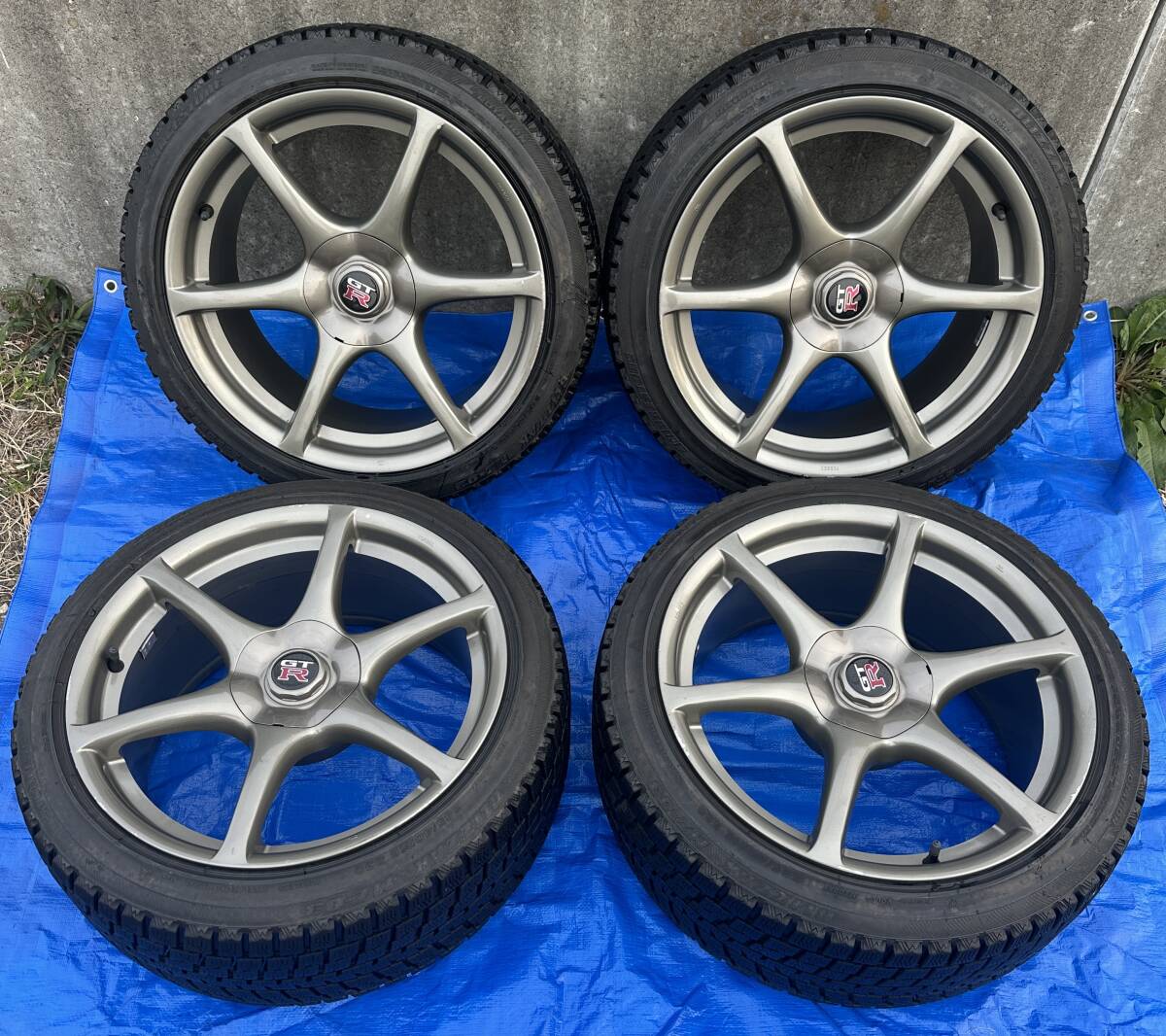 N982』【手渡し可能】 スカイライン ECR33 純正ホイール 16×6.5J 40