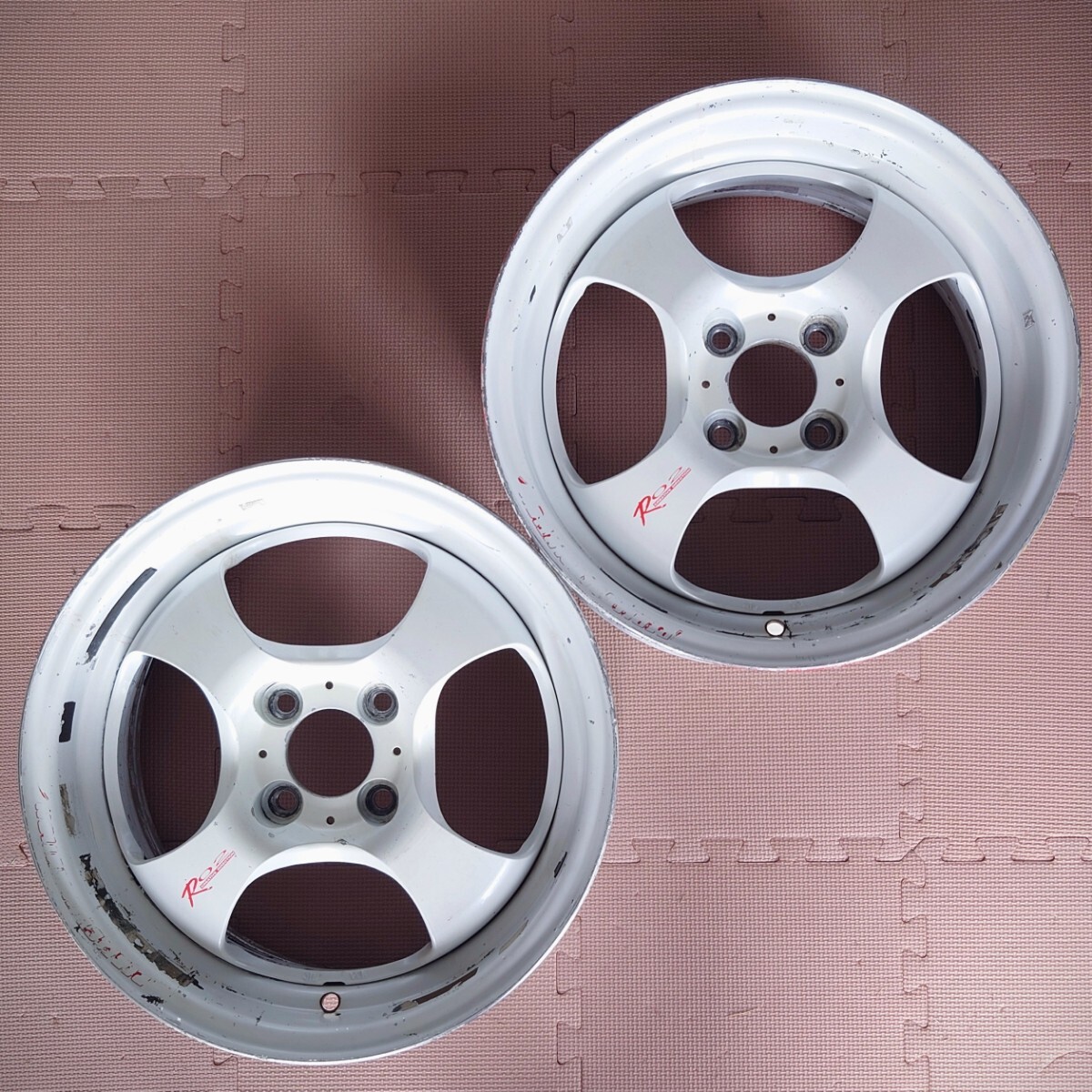 エンケイ RPF1 15インチ 7J +41 PCD100 195/50R15 ONE ENKEI RPF1 15X7