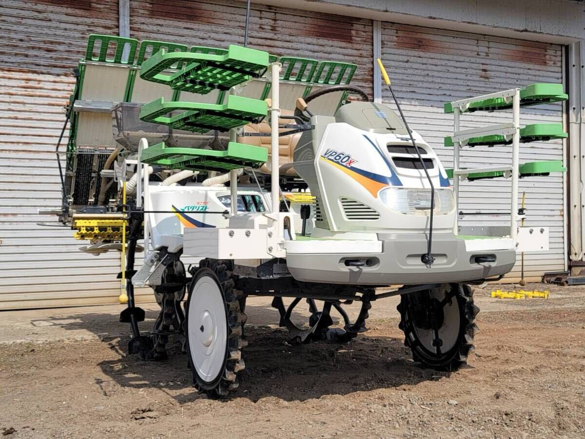 ヤンマー 田植え機 VP6 ダブルタイヤ ガソリン Vツイン 20馬力 6条 332ｈ 中古】岩手 ヤンマー 田植機 ハブ 2個セット ダブルタイヤ 補助輪 延長