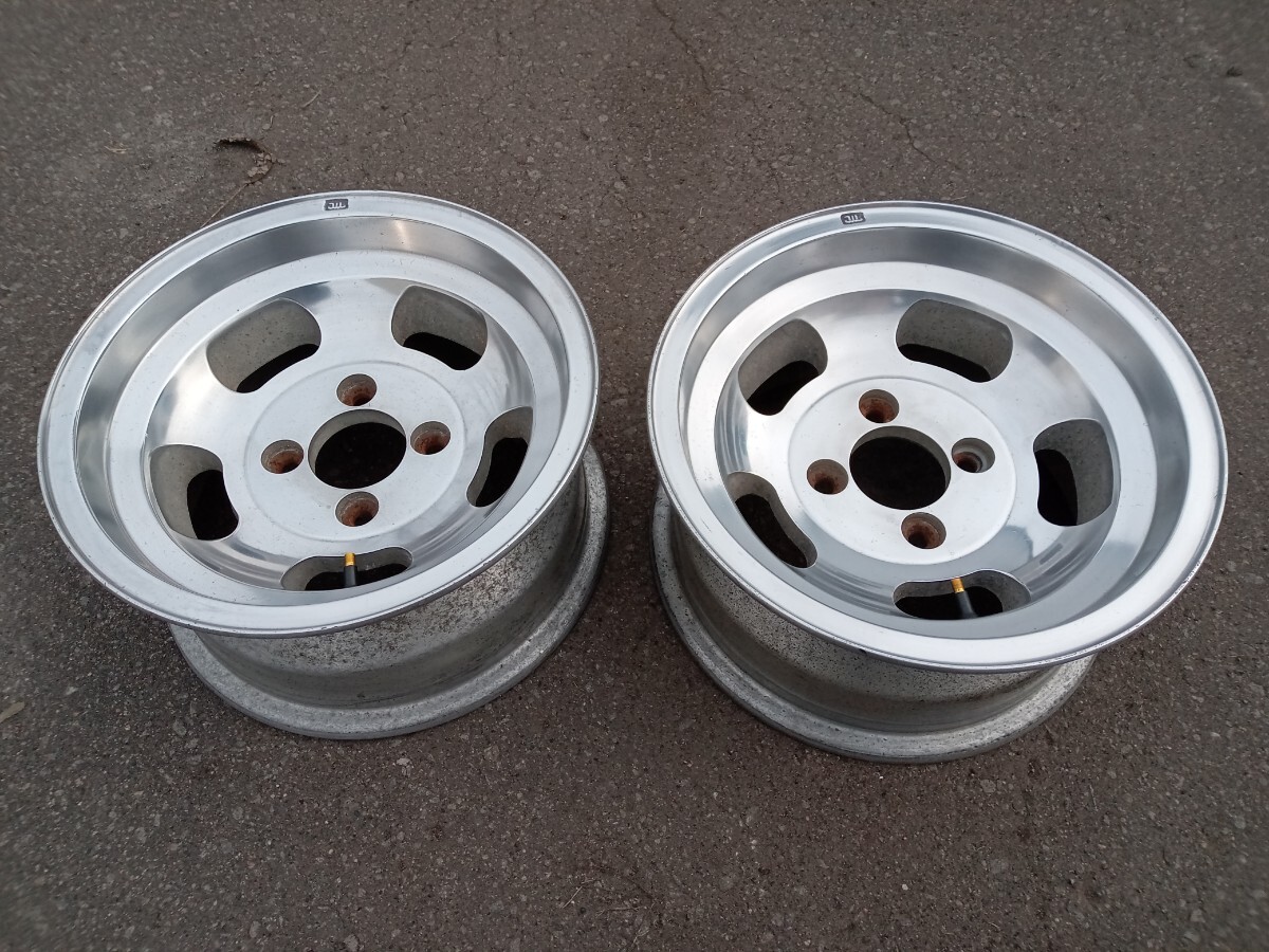 旧車ホイール ENKEI MAG DISH エンケイ マグ ディッシュ 14インチ 4本 6J/7J4HPCD114.3+6/-7 希少　(VHR034)クレジットカード QRコード決済可能 レア 当時物 ENKEI MAG DISH エンケイ マグ 14インチ 6.0JJ オフセット