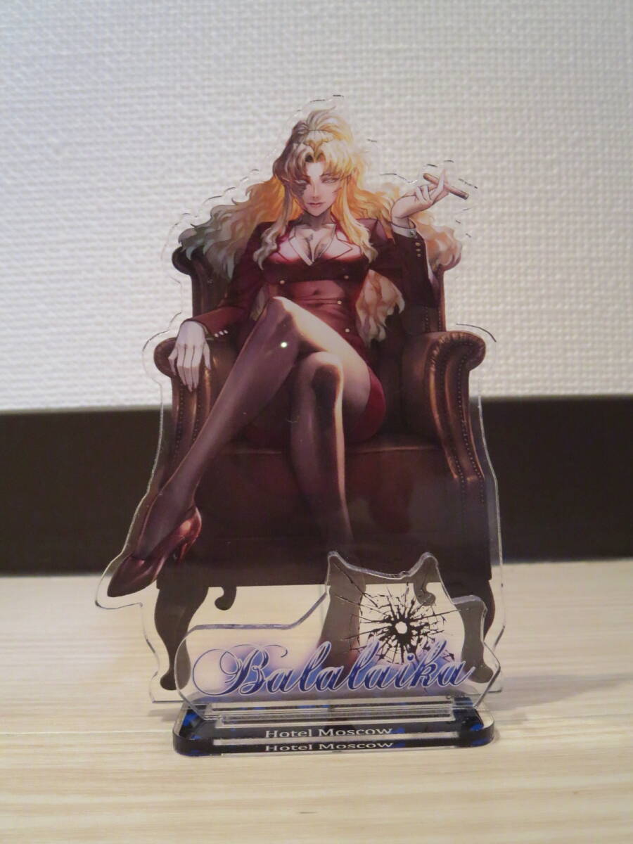 中古】□広江礼威/レヴィ/イラストサイン色紙/ブラックラグーン/BLACK