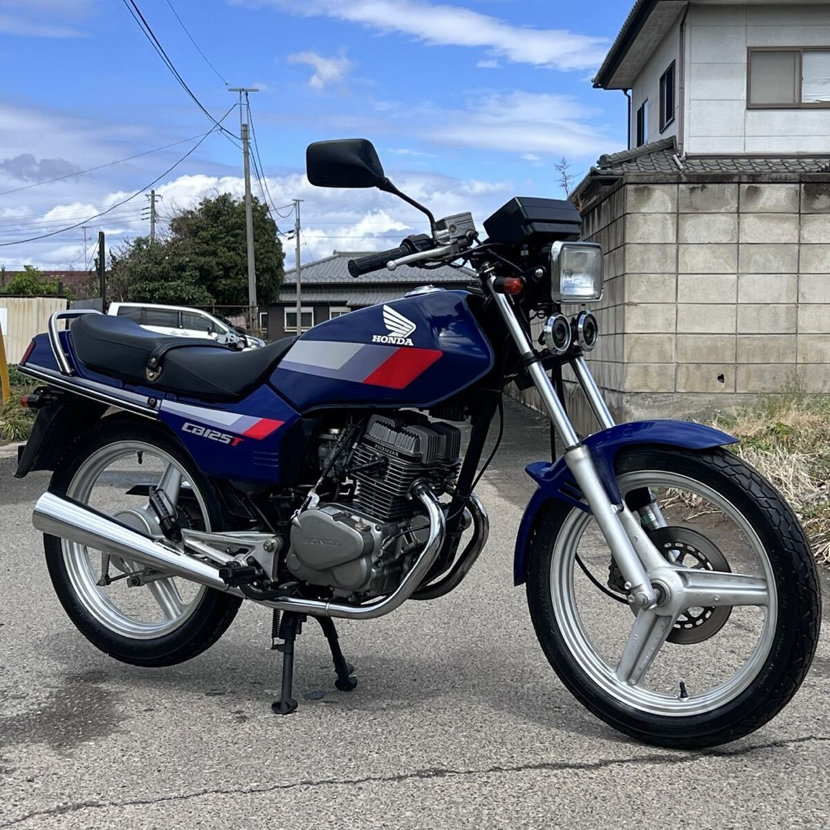 中古】値下げしました! CM125T 集合管 ワンオフ ショート管 マフラー 中古】値下げしました! CM125T 集合管 ワンオフ ショート管 マフラー
