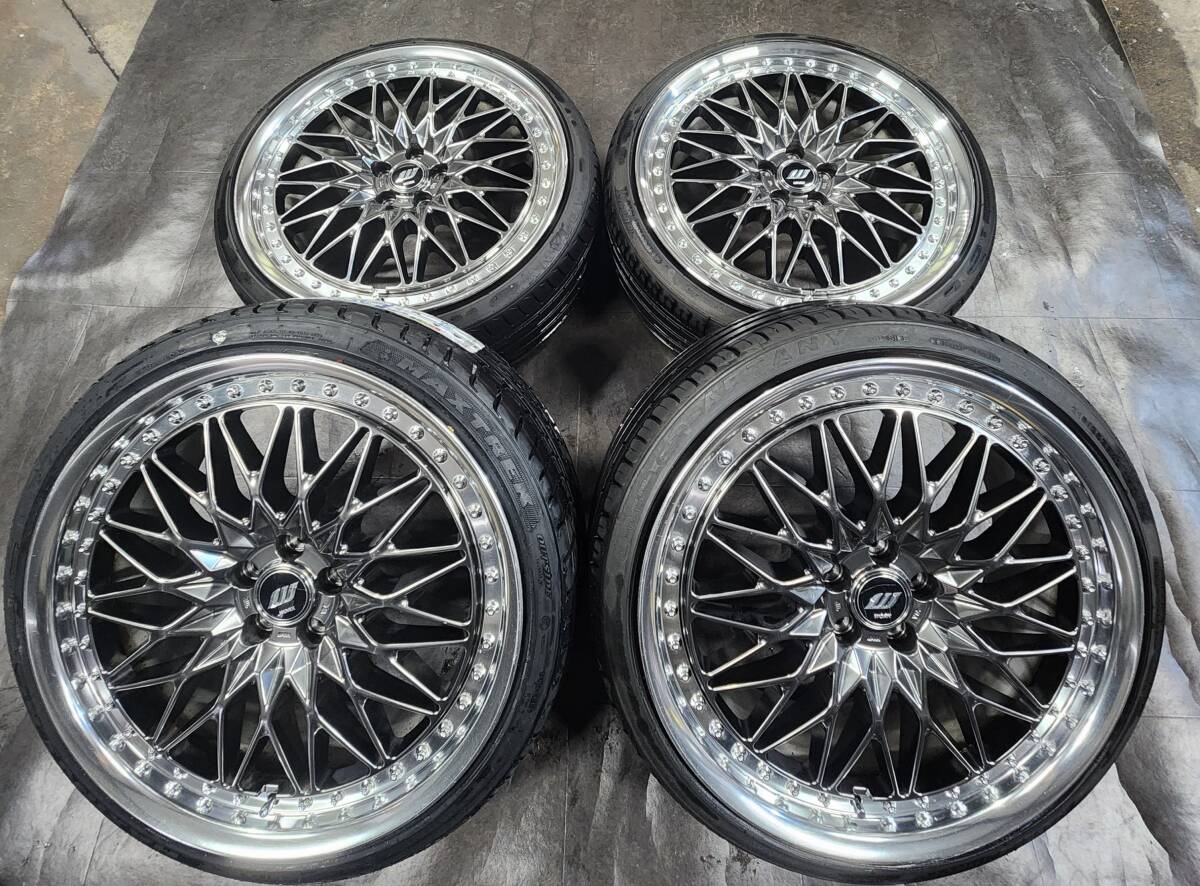 中古】ENKEI 5本スポーク 17×7J ET52 PCD100 5H 4本 人気商品 プリウス