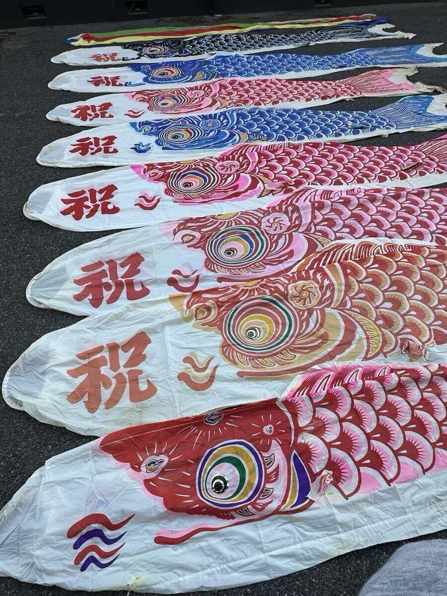 傷や汚れあり】鯉幟 黒 金太郎 こいのぼり 節句飾り 鯉のぼり 子どもの