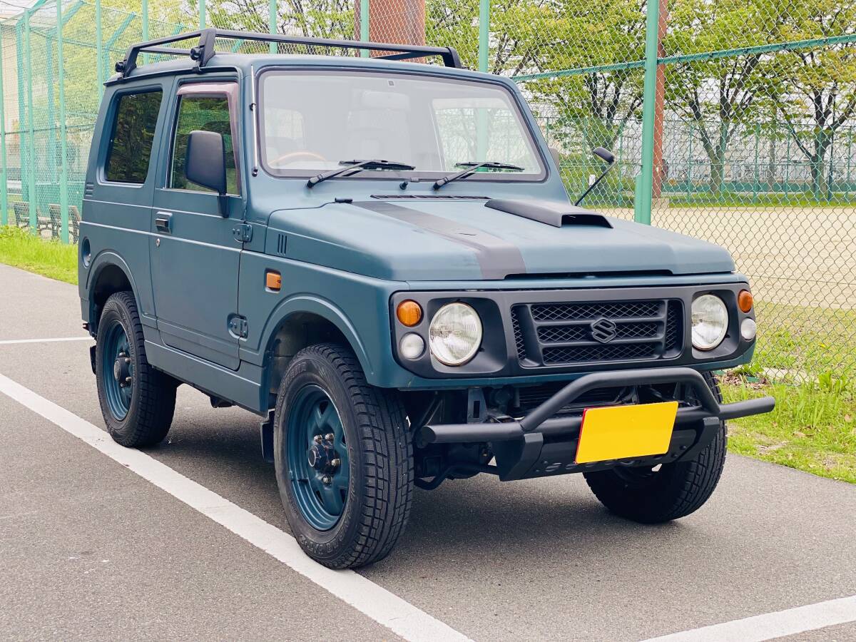 乗って帰れる車検満タン ジムニーJA22 ワイルドウインド サイド 