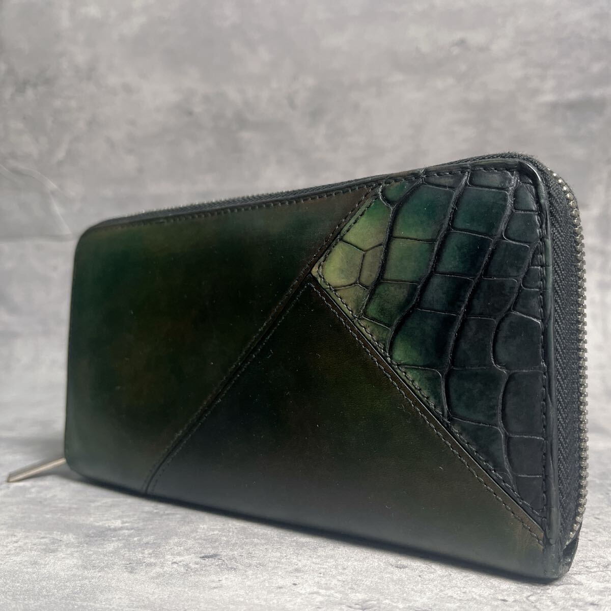 Berluti ベルルッティ 【存在感◎一生物】17AW アリゲーターカラー 