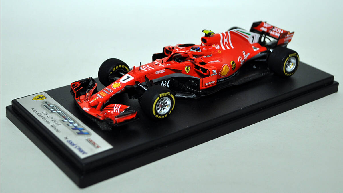 目立った傷や汚れなし】ルックスマート 1/18 フェラーリ SF15-T 2015 K
