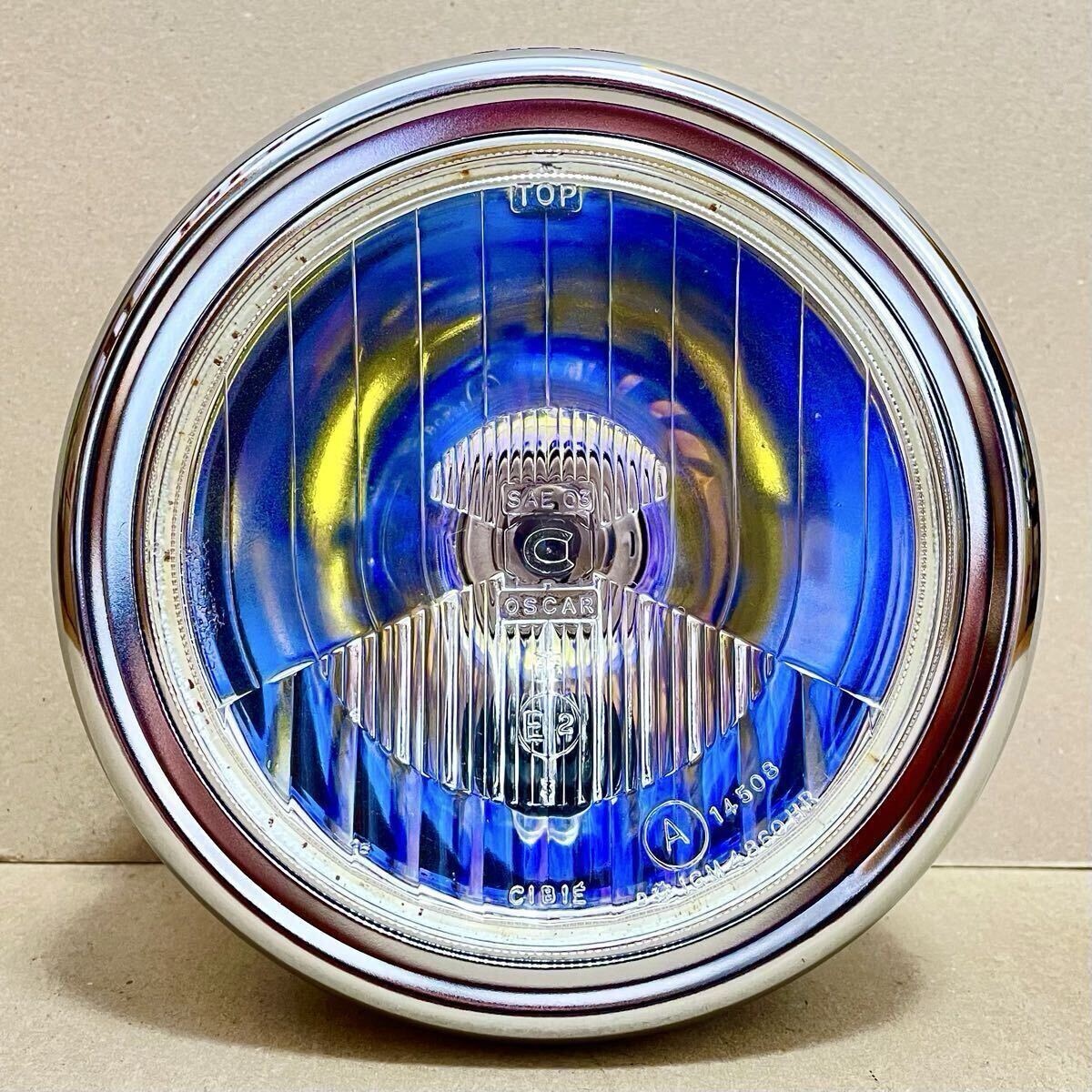 中古】当時物スズキ角目ライトCIBIEカフェレーサー旧車シビエ暴走族
