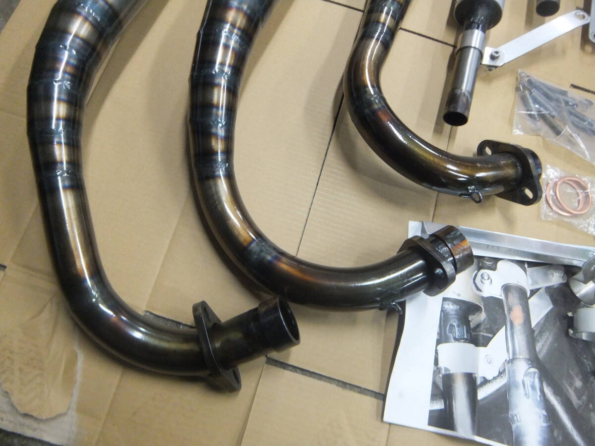 中古】美品 350SS KH400 ゼンシン 右3本出し チャンバー 検