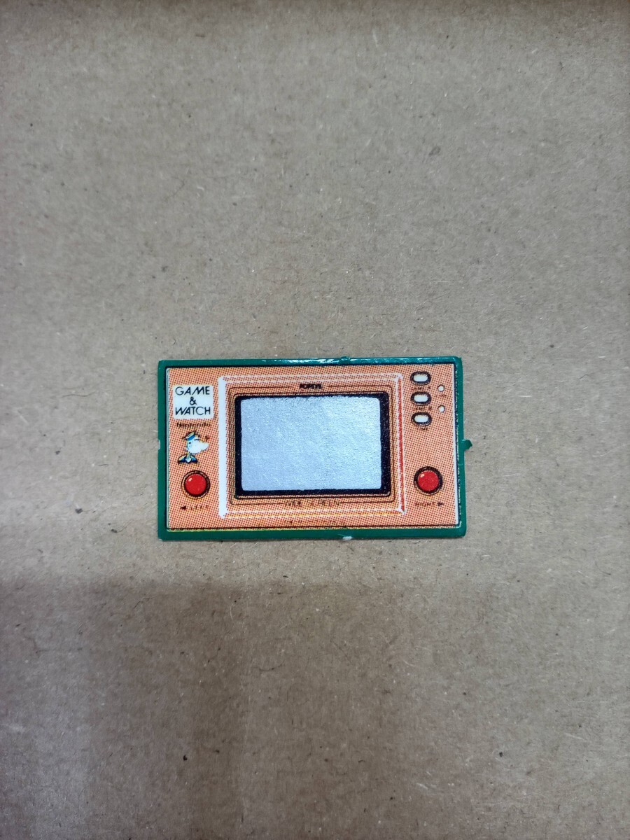 当時物 古い ゲームウォッチ 消しゴム 駄玩具 ガチャガチャ LSIゲーム