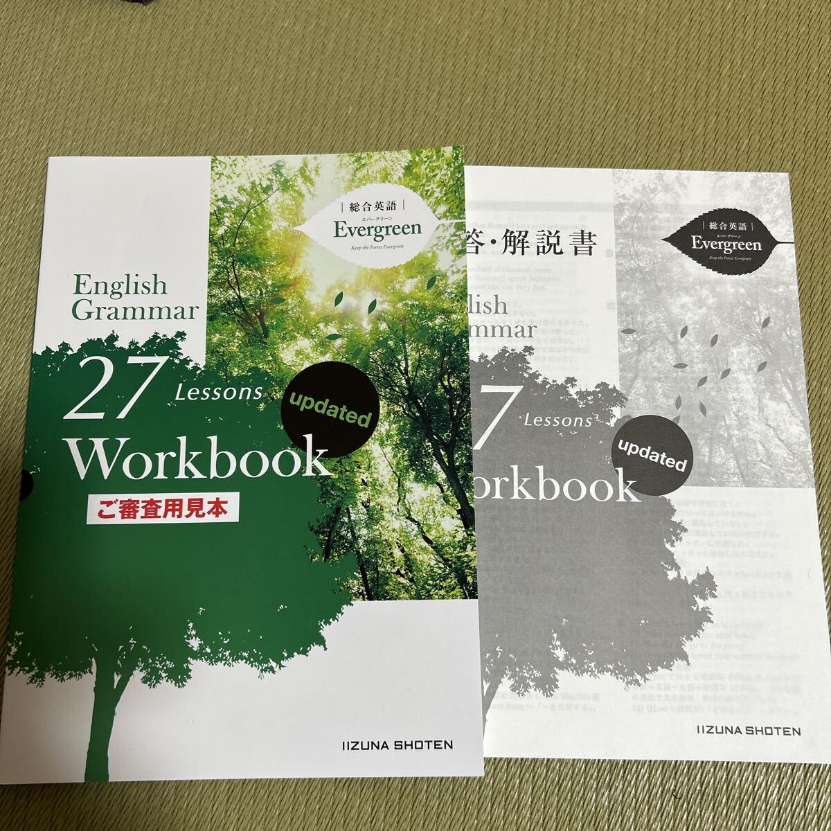 新品】総合英語 Evergreen updated English Grammar workbook 25の落札