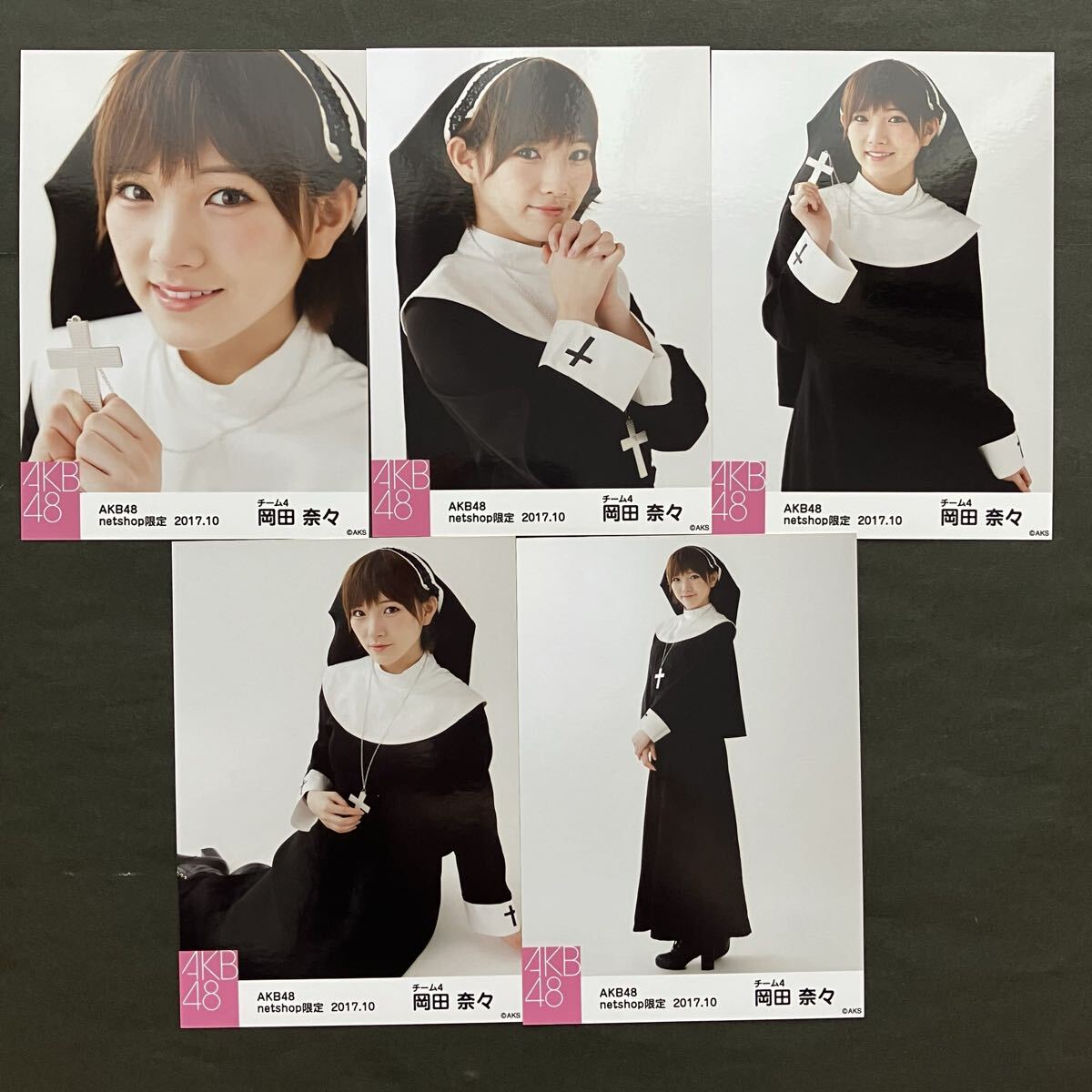 新品】AKB48 岡田奈々 直筆サイン入りチェキ 当選品 抽プレの落札情報