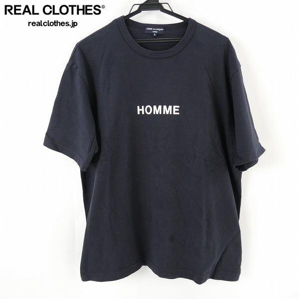 comme des garcons homme archive 1997 split logo T-shirt plus