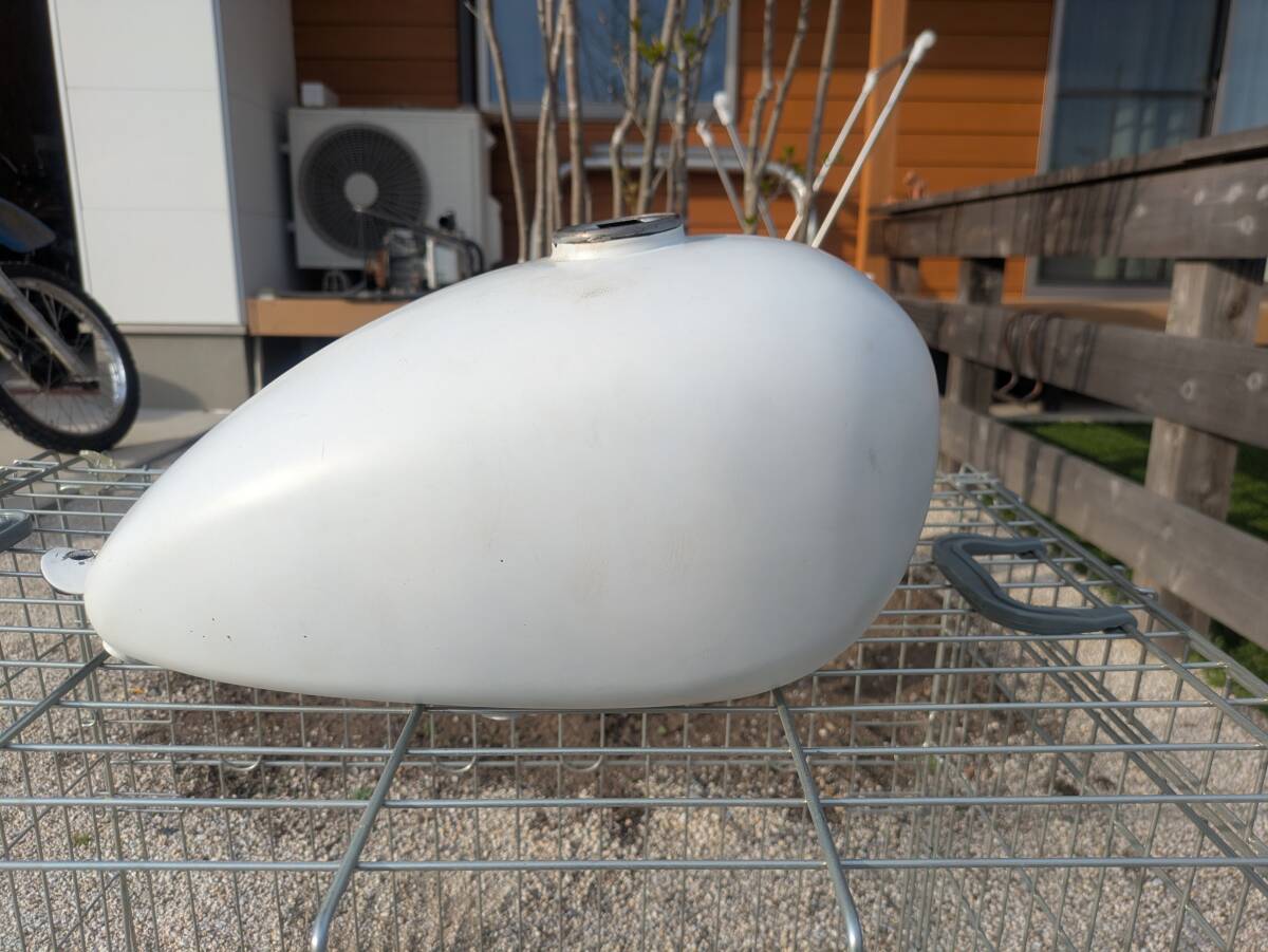 新品】ピーナッツタンク フレイムス エイジング塗装 ショベルヘッド