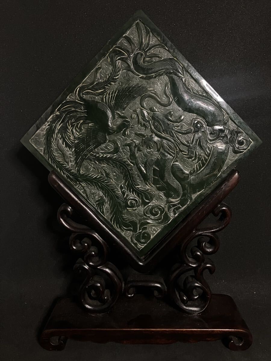 牡丹 寺社 仏閣 木彫 骨董 古美術 古美術品】CG695 【芳雲作】天然木 木彫牡丹高彫文図レリーフ・木彫