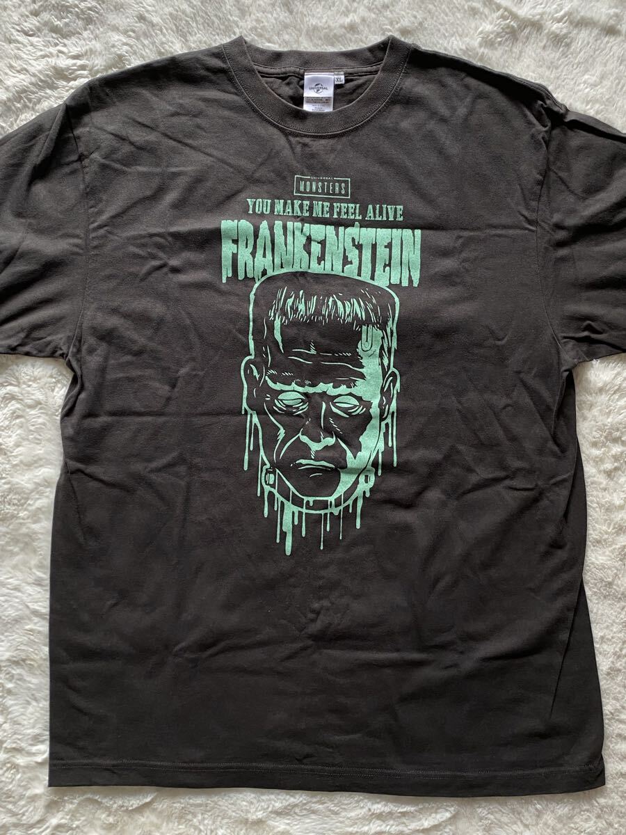 80's 90's UNIVERSAL STUDIOS フランケンシュタイン Tシャツ 黒ボディ