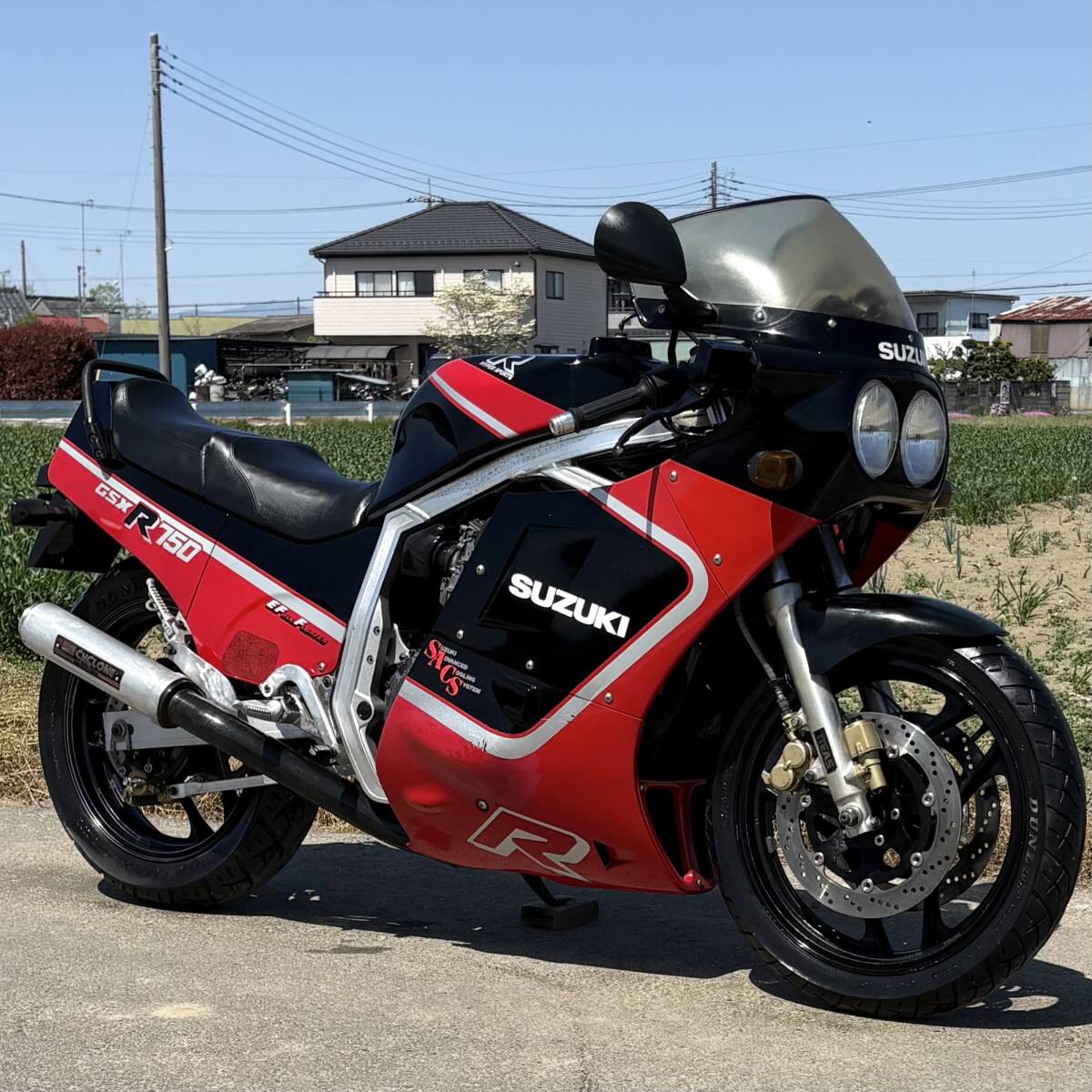 傷や汚れあり】GSX-R400 実動 書類付き GK71F 車検付きR8年1月迄 昭和 