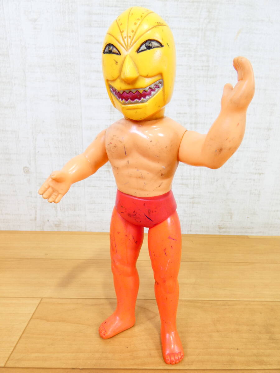 1円～ 中嶋製作所 タイガーマスク ソフビ ゴールデンマスク スカル