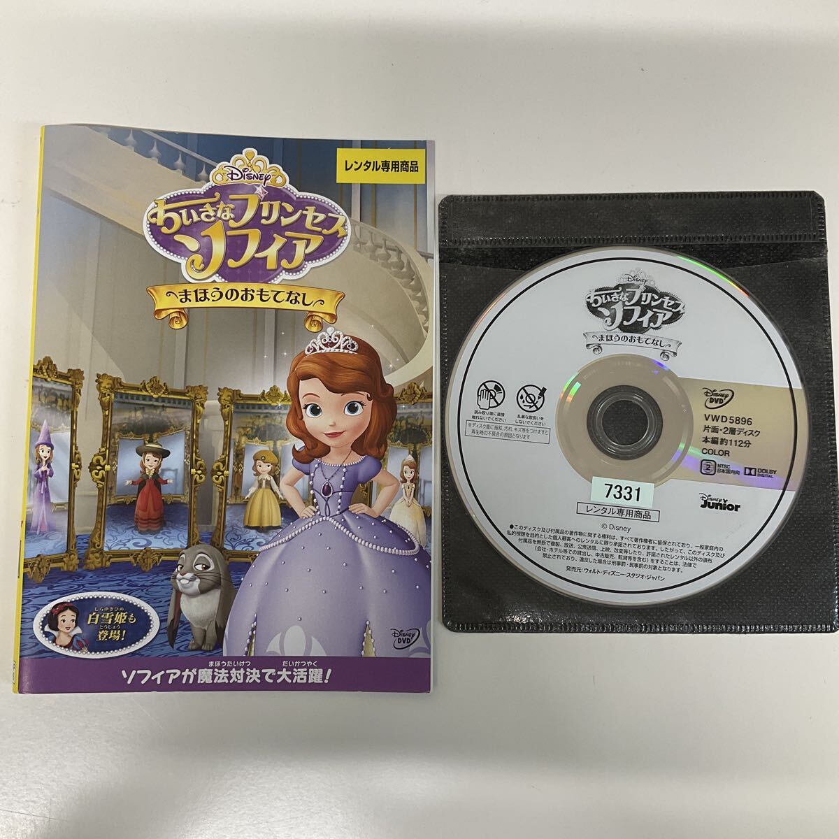 DVD ディズニープリンセス ジャスミン 本当の宝物 レンタル落ち