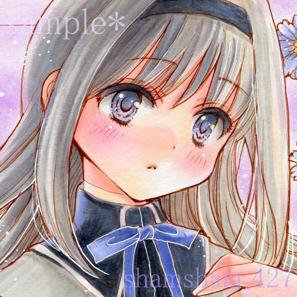 手描きイラスト 【魔法少女まどか☆マギカ】 鹿目 まどか 暁美 ほむら