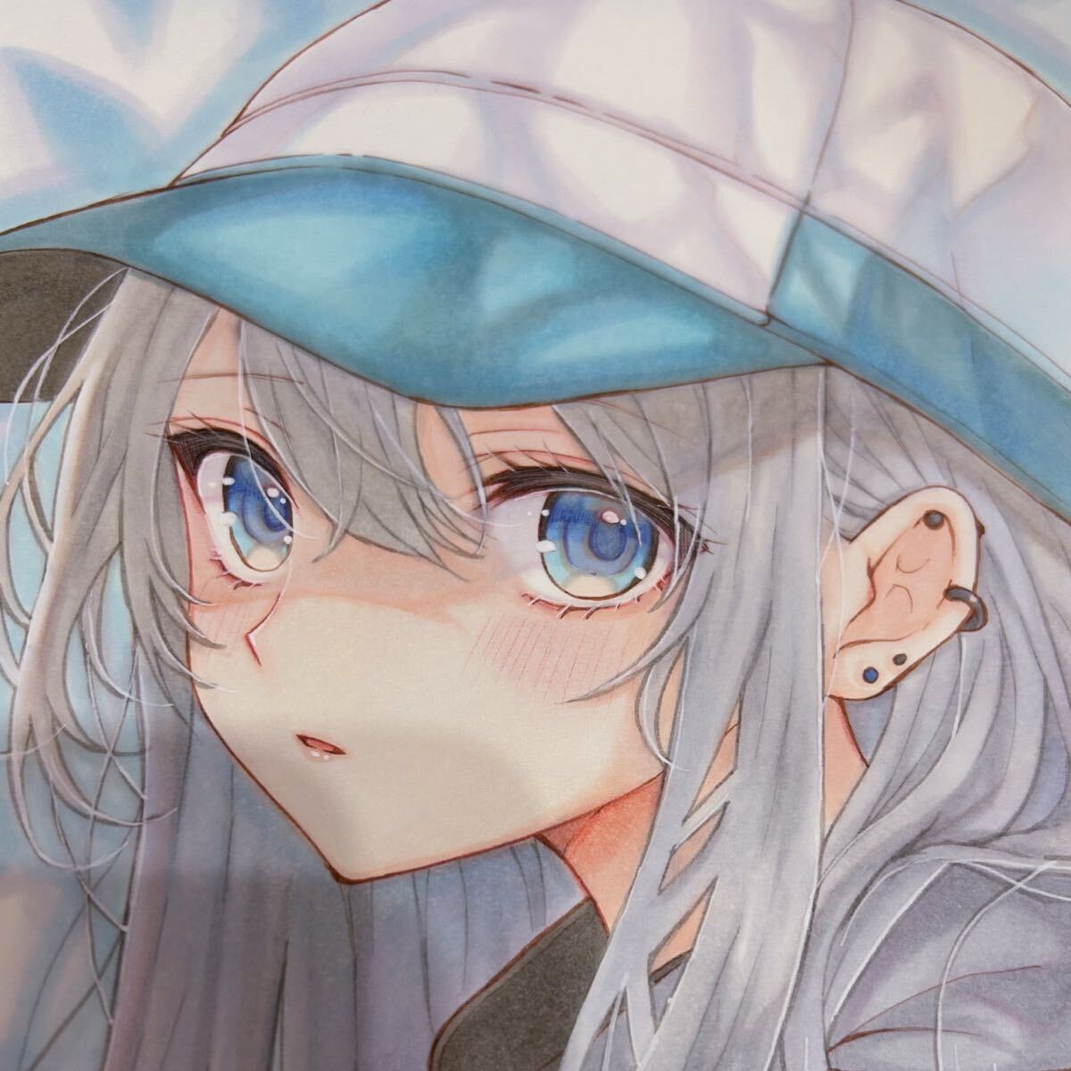新品】同人手描きイラスト オリジナル ボーイッシュな女の子 パンツ A4