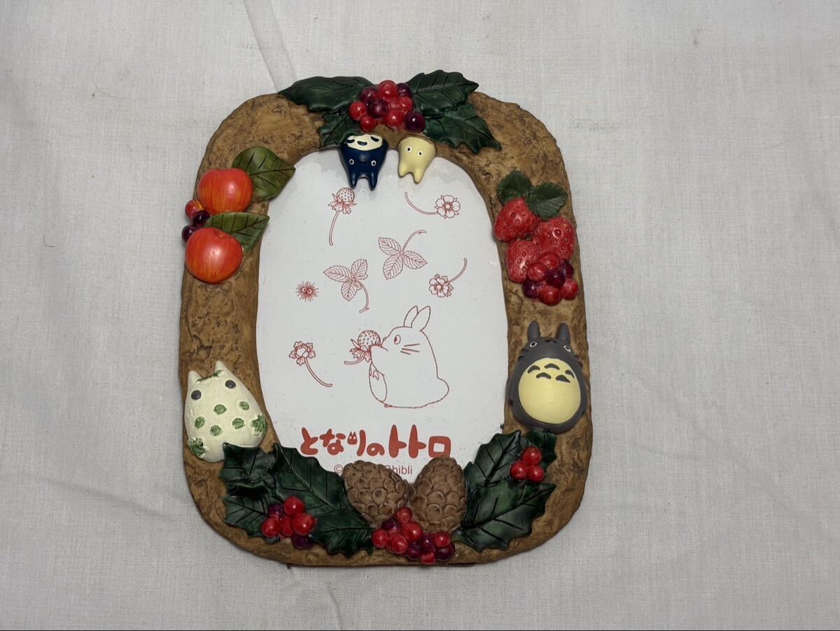 中古】となりのトトロ オルゴール付きフォトスタンド 陶器 フォト