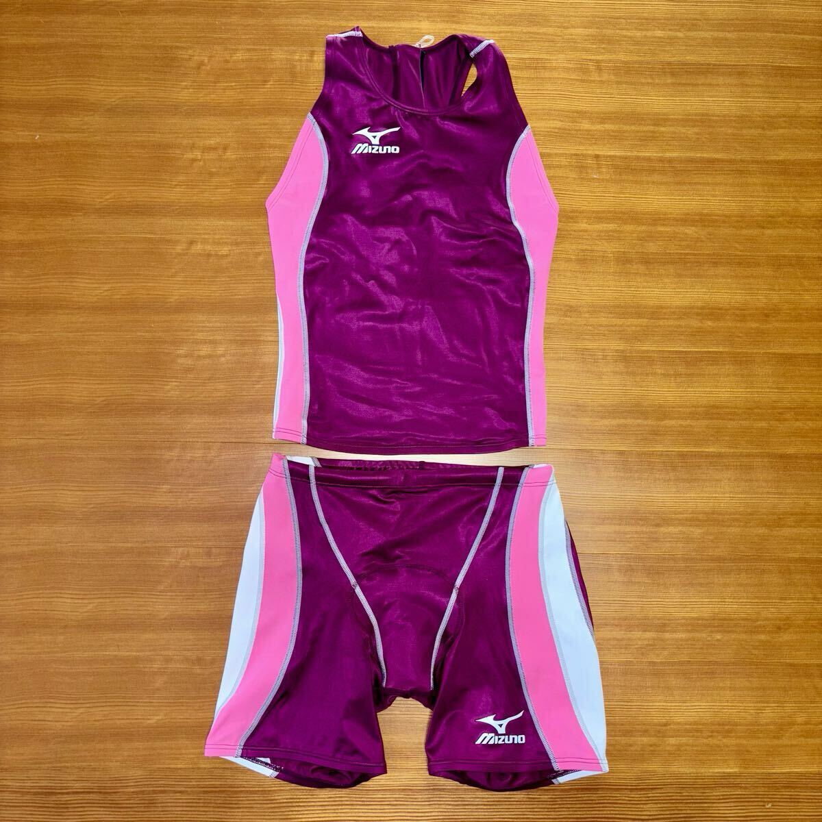 中古】ミズノ 男子陸上用 レーシングスーツ 佐野日大高校陸上部