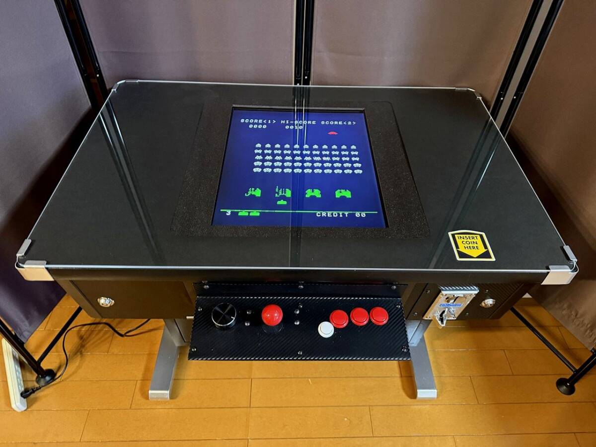 中古】花札 花合わせ・6 テーブル 筐体 アーケード 基盤 鍵付きの落札