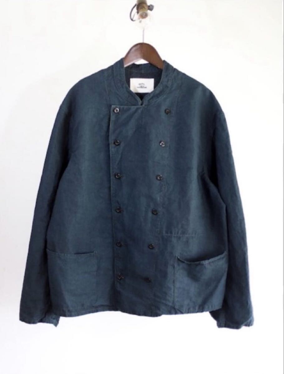 新品】新品 OUTIL 厚手 リネン デニム ジャケット 2nd Gジャン ウティ