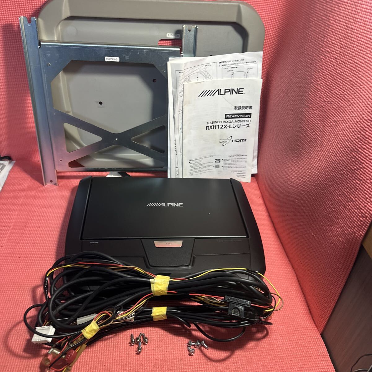 中古】アクアにアルパイン 8インチ HDDナビを！！ VIE-X088 パネル