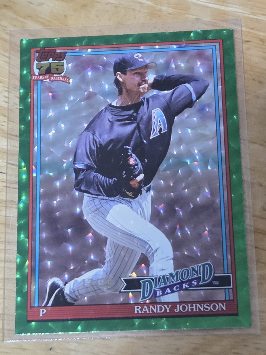 新品】ランディ・ジョンソン 直筆サインフォト/写真 MLB ダイヤモンド