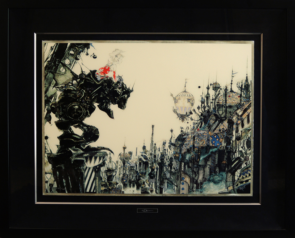 the last of us × 天野喜孝 デラックススクリーンプリント 天野喜孝 版画 凜光 クラウド＆エアリス ファイナルファンタジー