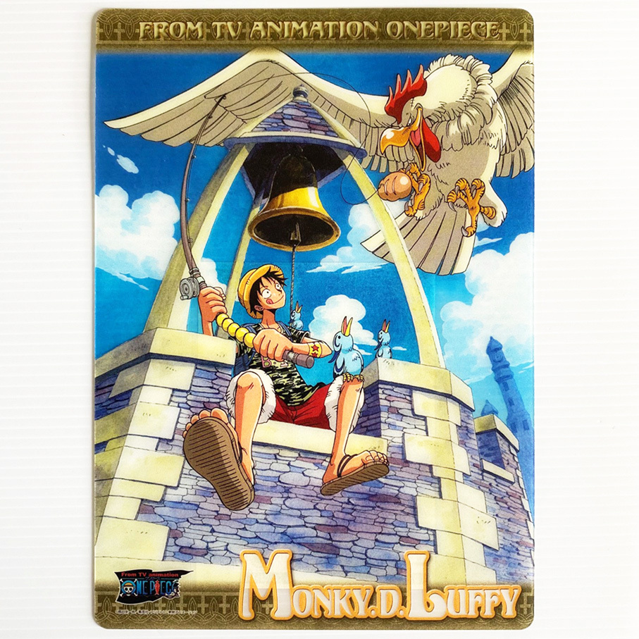 新品】ワンピース ジャンボカードダス ビジュアルクリアプレート
