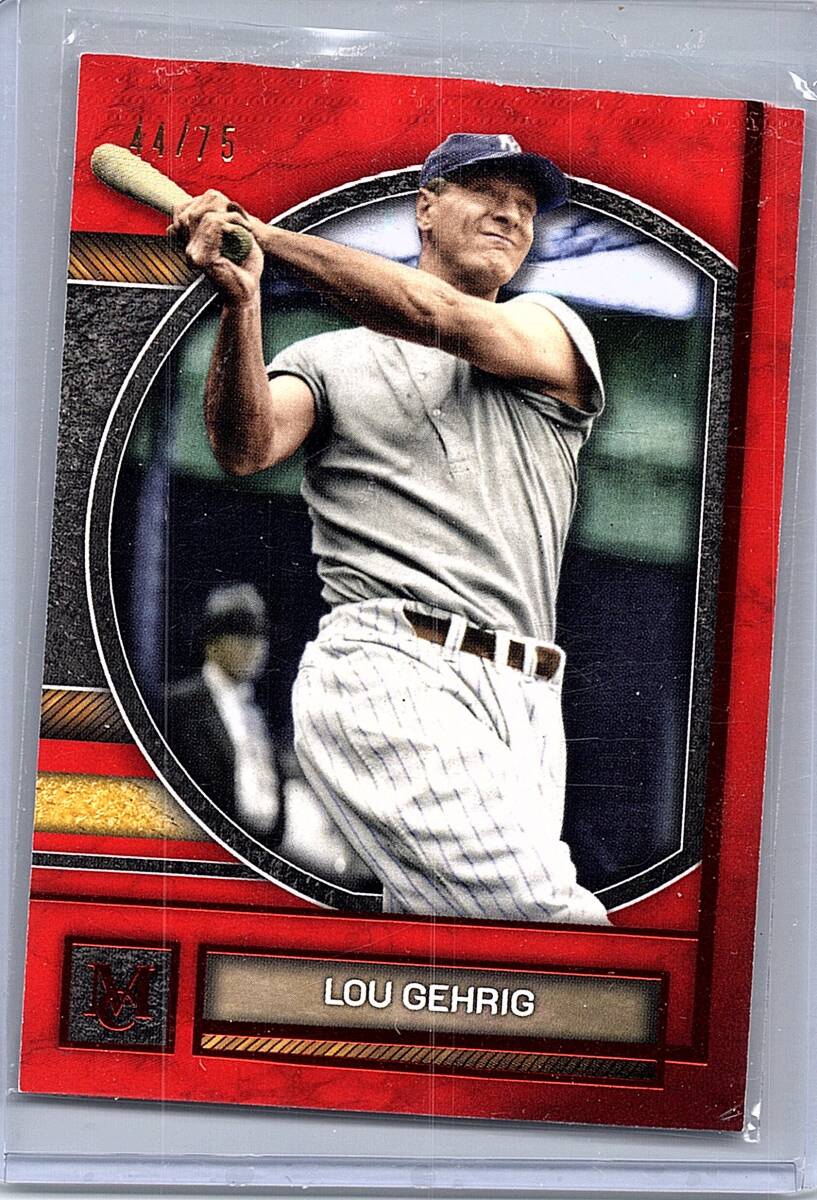 MLB Lou Gehrig  100枚限定 バットカード ヤンキース ルー・ゲーリッグ 250本限定 記念バット lou gehrig BAT(検
