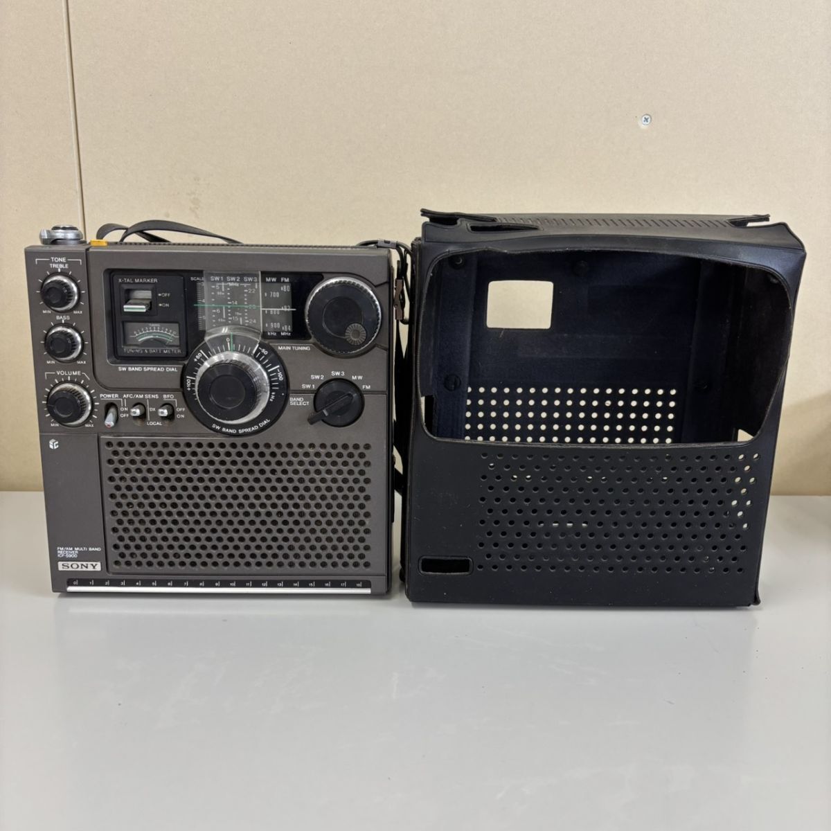 ☆綺麗☆アウトドアスカイセンサー☆ソニーSONY☆ICF-6000☆BCLラジオ