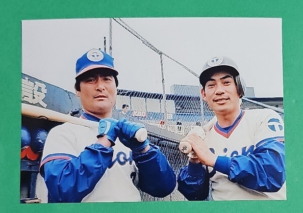 エラーカード　1973年　太平洋クラブライオンズ　基　満男選手 未使用に近い】Lサイズのカラー生写真/基 満男 太平洋クラブライオンズ