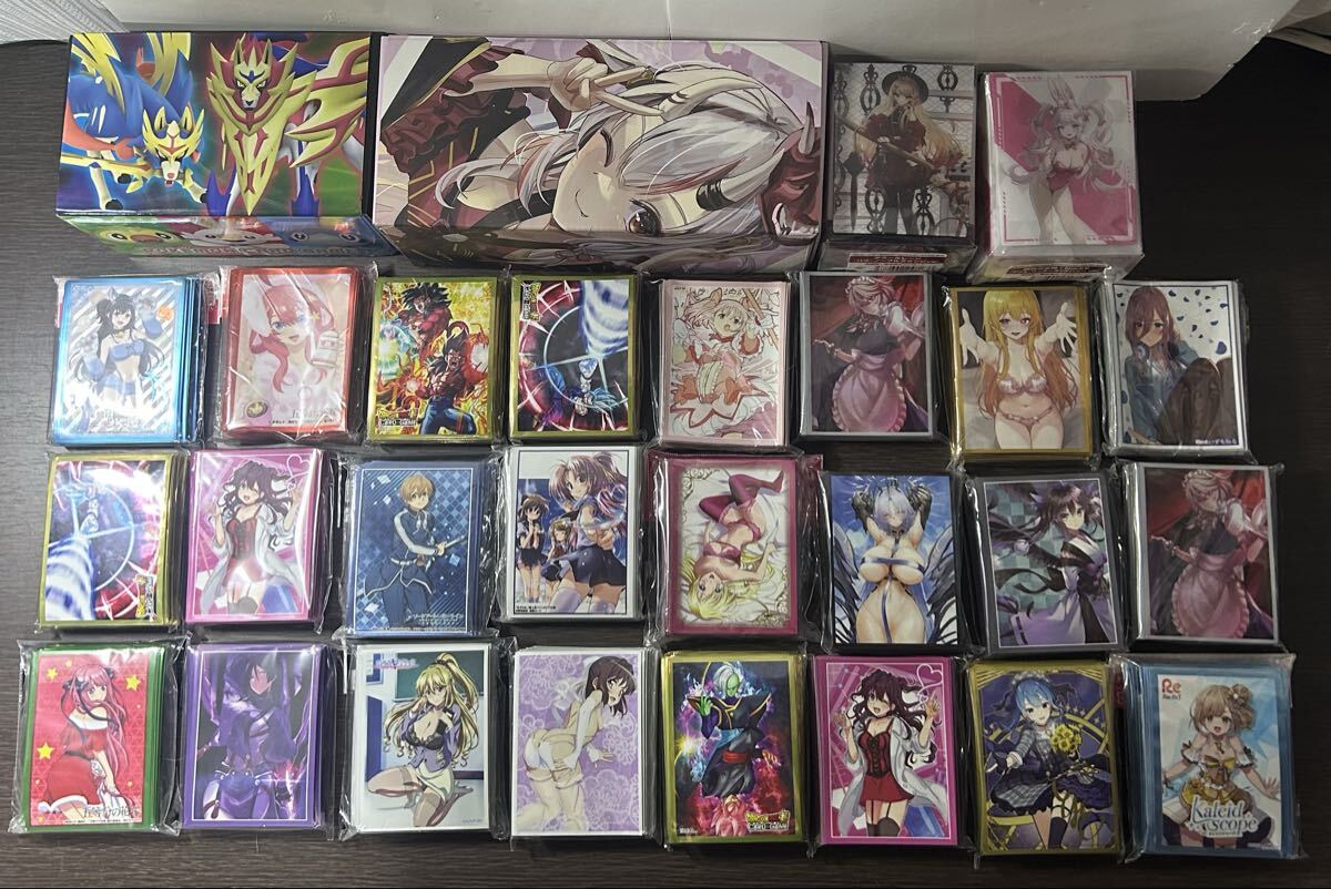 送料無料】キャラクタースリーブ 82個セット 大量 まとめ売り カード