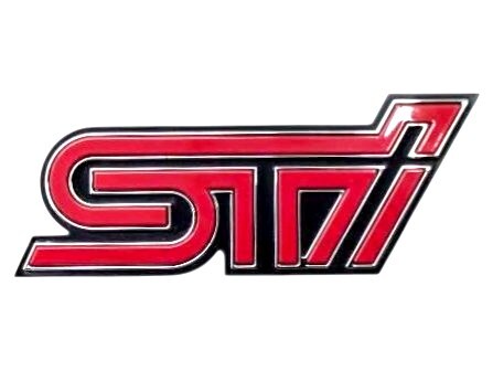 新品】□新品STI 六連星 エンブレム（チェリーレッド） STS045500090
