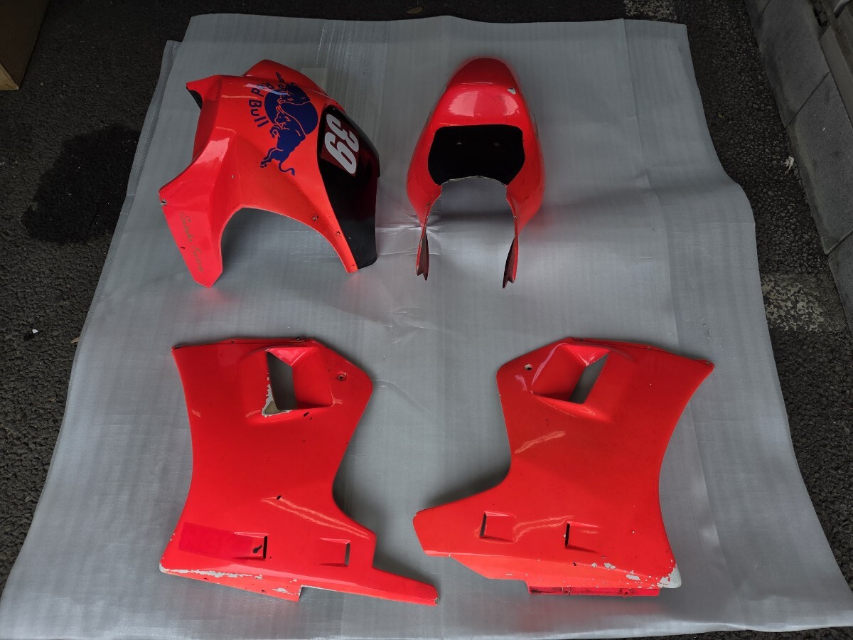 NS50F NS50R RS125 アッパーカウル シートカウル タンク 三点セット