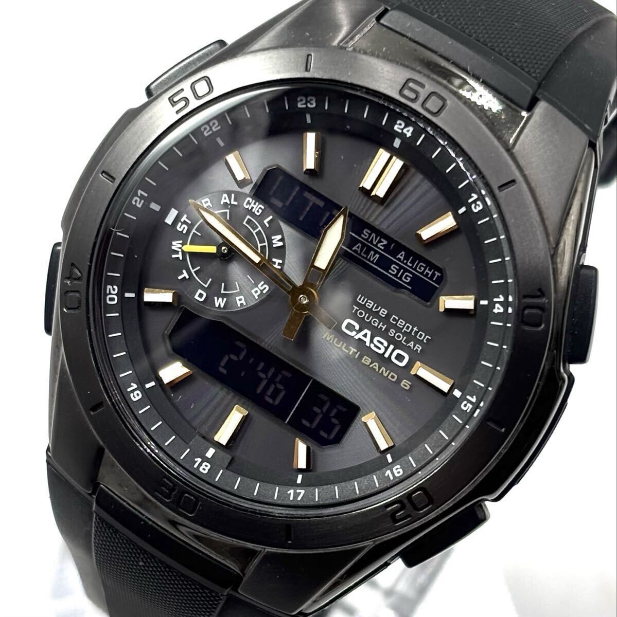 CASIO wave ceptor 5161M630 電波ソーラー2本セット美品 