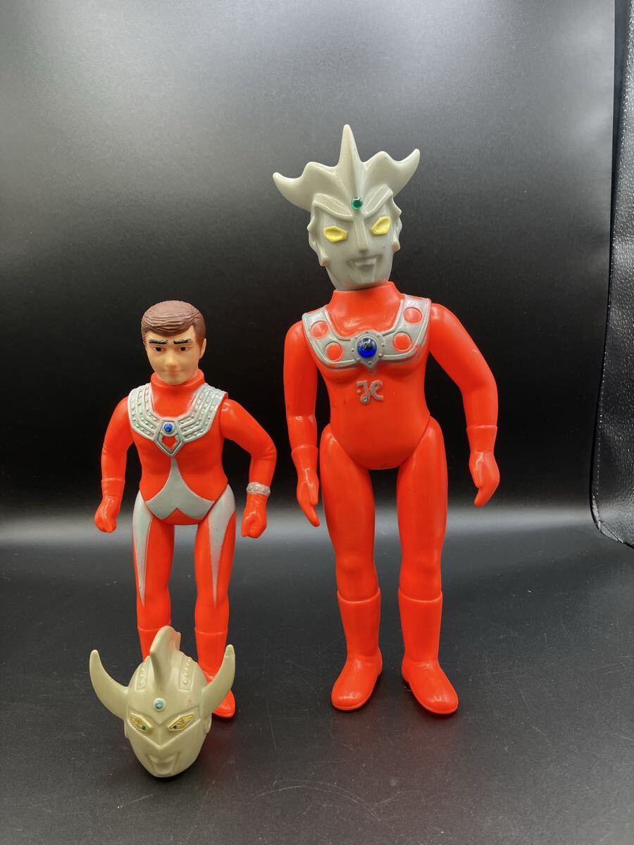 ☆当時物 ブルマァク 約30cm ウルトラマンタロウ ソフビ 昭和レトロ