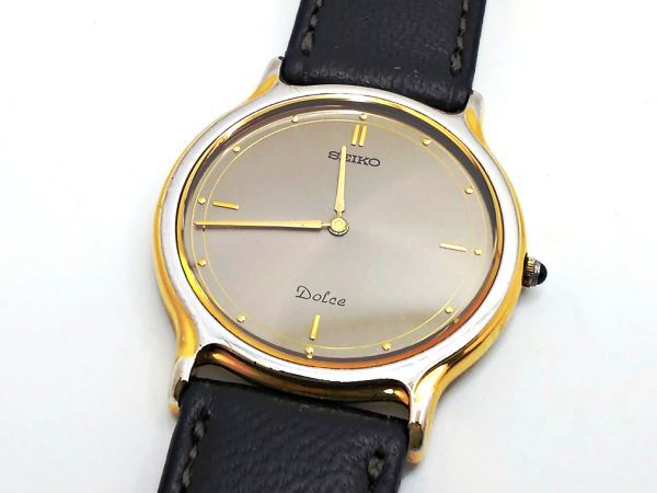Sp9】SEIKO/セイコー◇DOLCE/ドルチェ/8N41-5070◇1990年製♂3針