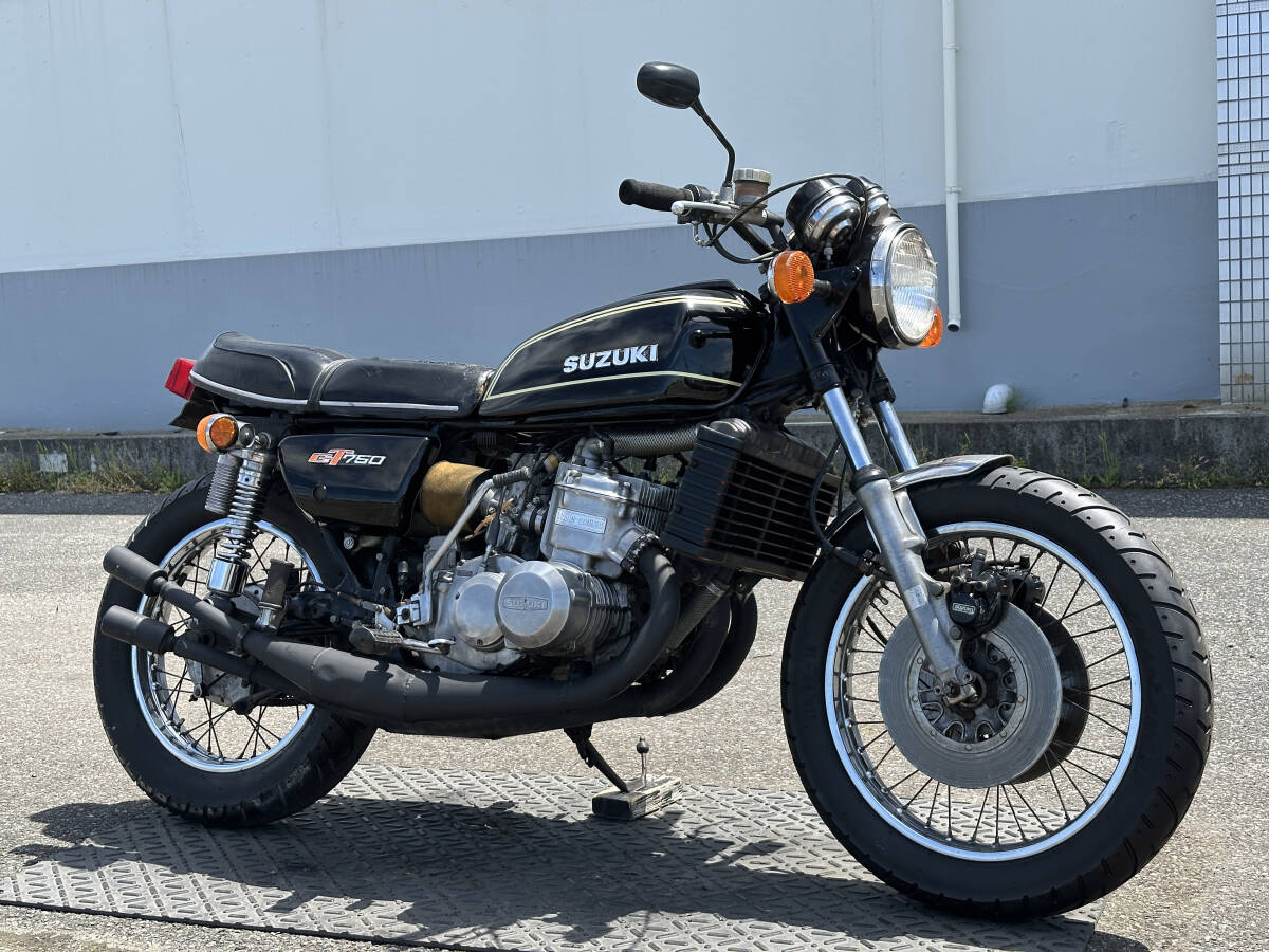 中古】最終値下げ☆神奈川発☆【動画有】車検有☆スズキGT750 B4後期型
