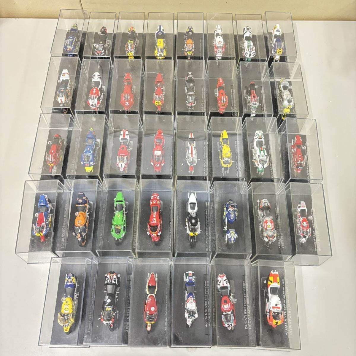 1/24 チャンピオンバイクコレクション9台セット ディアゴスティーニ 57 KAWASAKI ZX-7RR ＃11 チャンピオンバイクコレクション