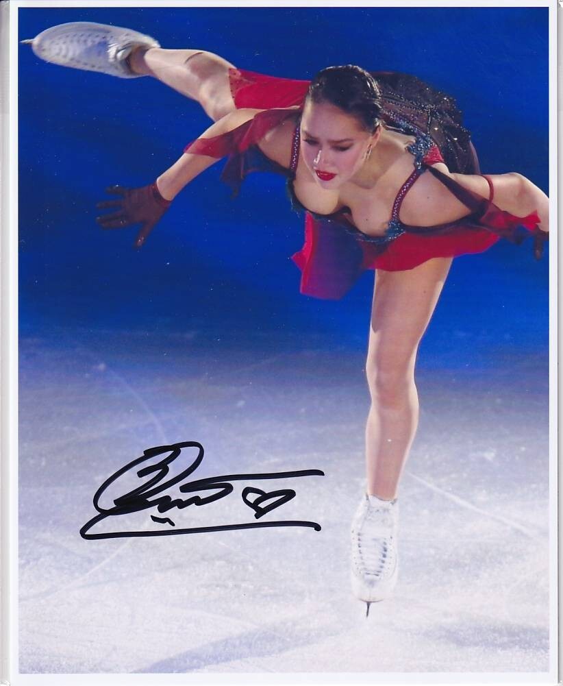 ザギトワ直筆サイン入り2Lサイズ写真…Zagitova… 未使用】アリーナ・ザギトワ直筆サイン入り2Lサイズ写真…Zagitova…16の
