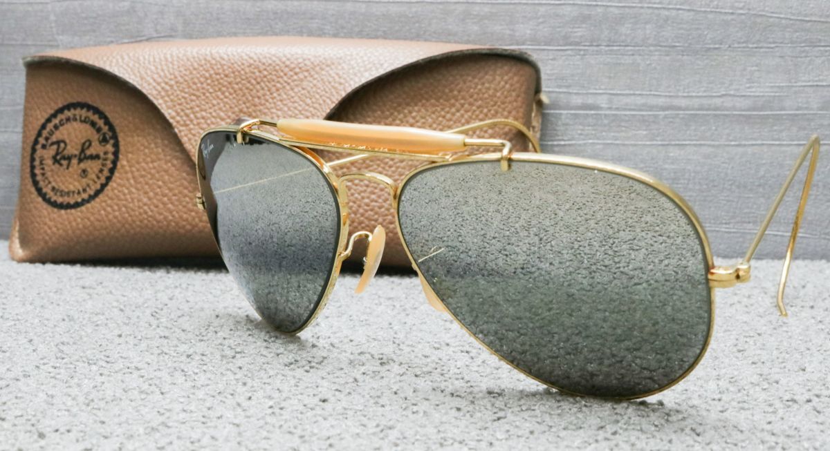 FI148】Ray-Ban USA 58□14 レイバン サングラス ケース付き