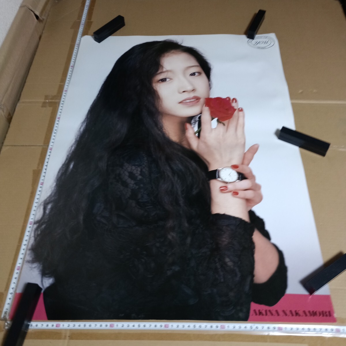新品】中森明菜ポスター「オリエント時計 you」 A1サイズ 未使用品の